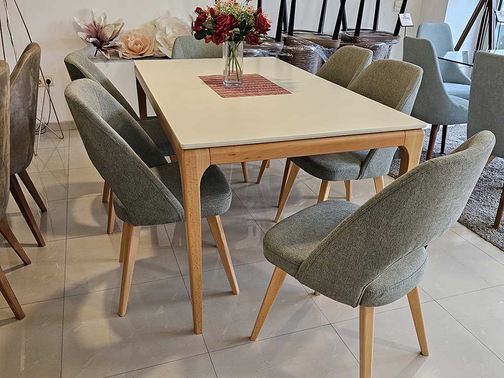 raztegljive jedilne mize / Трпезариска маса Ава / Trpeazriska masa Ava
Dinning Table Ava / Miza jedilna in stoli Ava