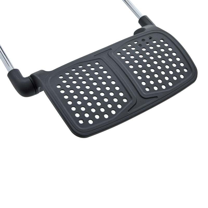 Модерна црна директорска канцелариска столица Executive Office Chair Umberet со висок анатомски наслон од дишлива мрежа, потпирачи за раце и стабилна база на тркалца