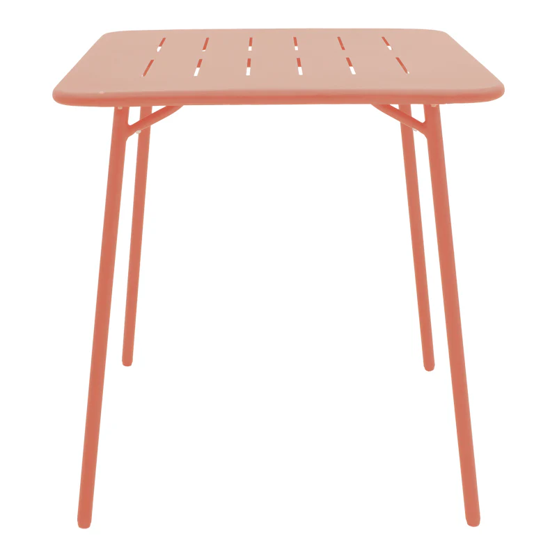Aerohome трпезариска маса – Метална, 70×70×73 cm