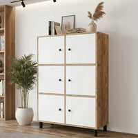 COMPACT WARDROBE VERONA (60x130 CM) - WHITE & ATLANTIC