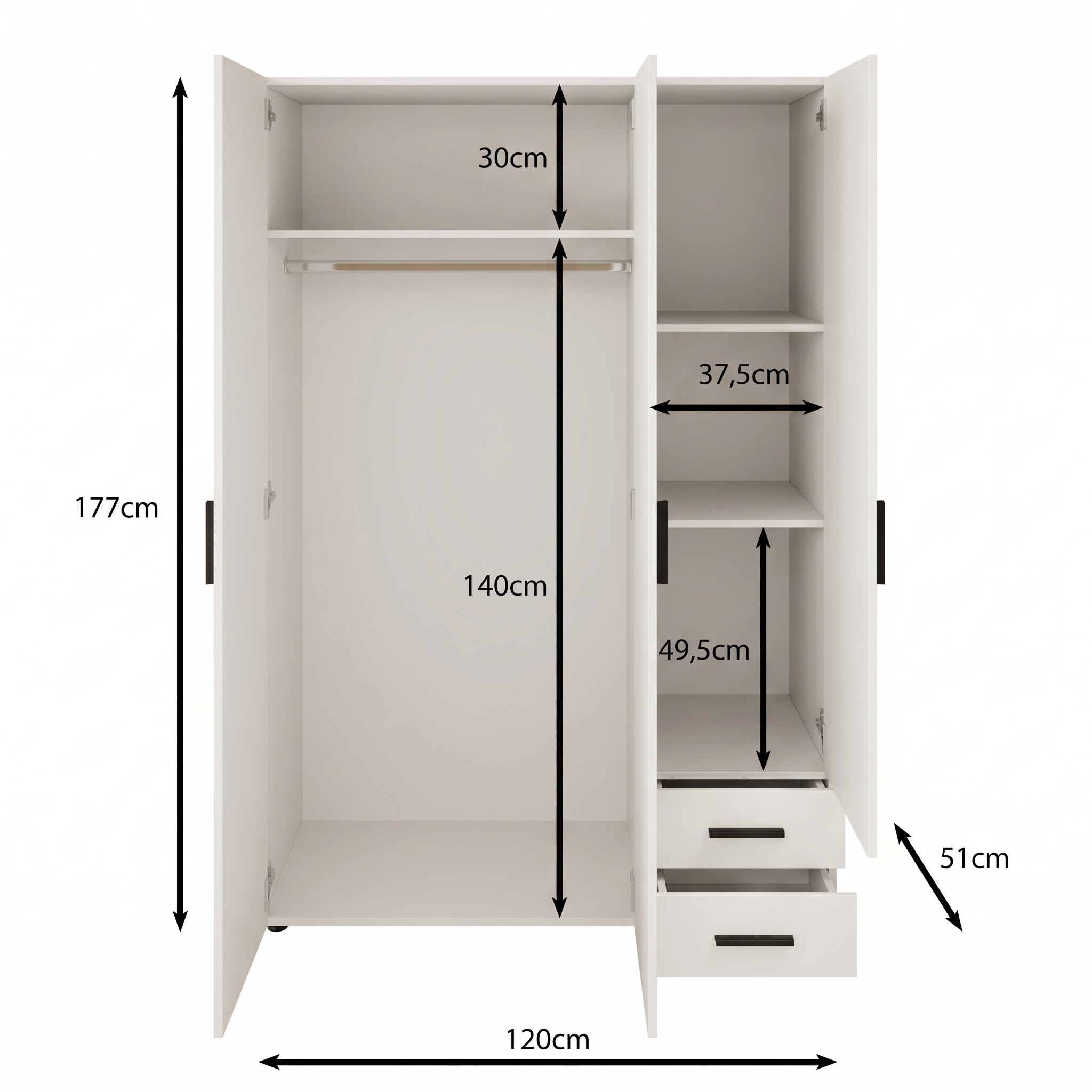 mebel-za-spalna-soba-bel-plakar-napoli