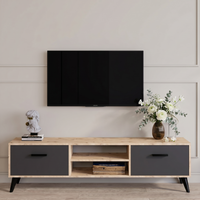 SYMMETRIC VICENZA TV STAND – ATLANTIC / ANTHRACITE (160 CM)