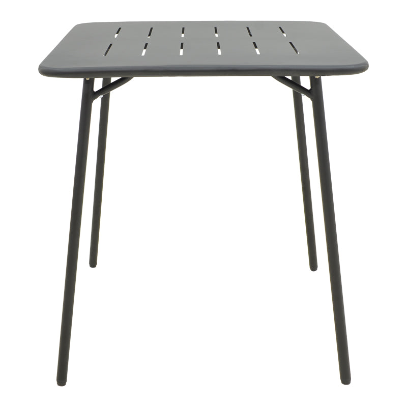 Aerohome трпезариска маса – Метална, 70×70×73 cm