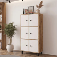 COMPACT WARDROBE VERONA (60x130 CM) - WHITE & ATLANTIC