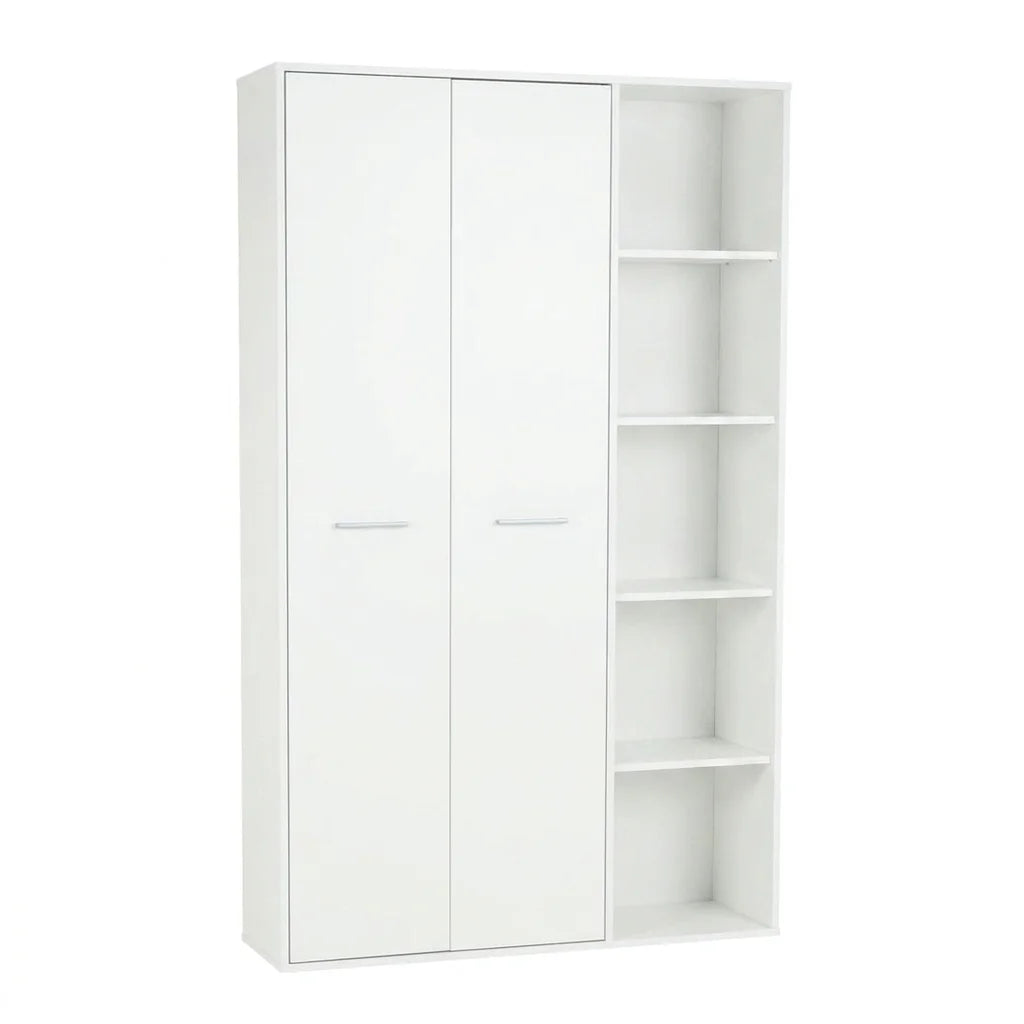 DALIA WARDROBE WITH SHELVES –  WHITE (111 CM)