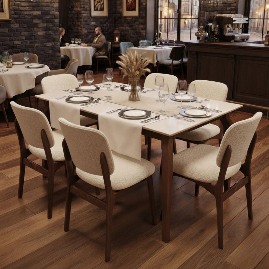 СЕТ - ДЕЛТА маса+ 6 НОМИ столици - HoReCa